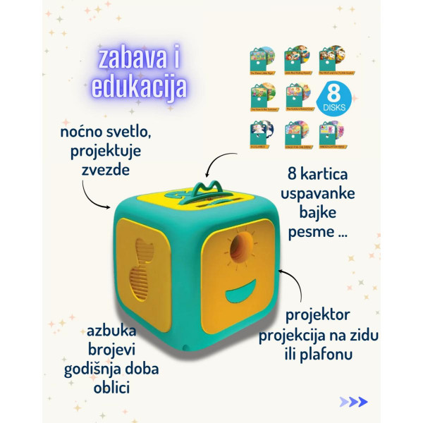 EDUKATIVNI MAGIČNI PROJEKTOR BAJKE 872595 
