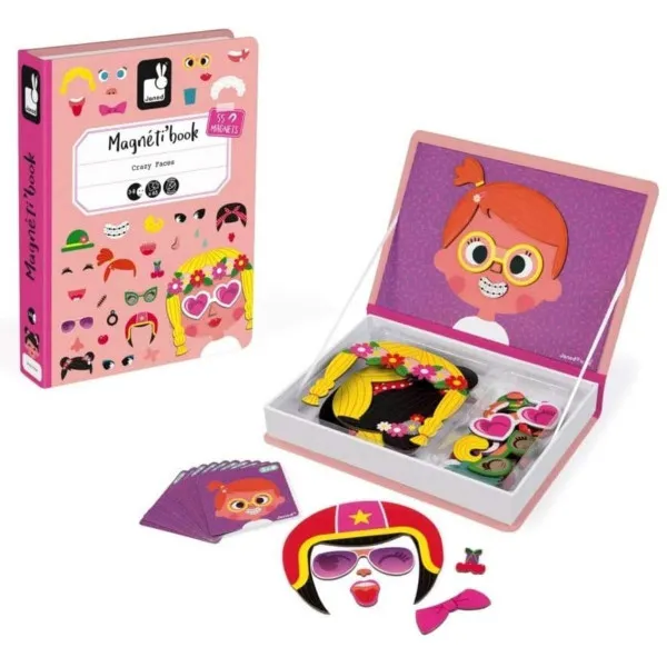 MAGNETNA KNJIGA -DJEVOJČICE SA LUDIM FACAMA 