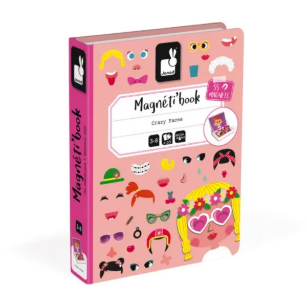 MAGNETNA KNJIGA -DJEVOJČICE SA LUDIM FACAMA 