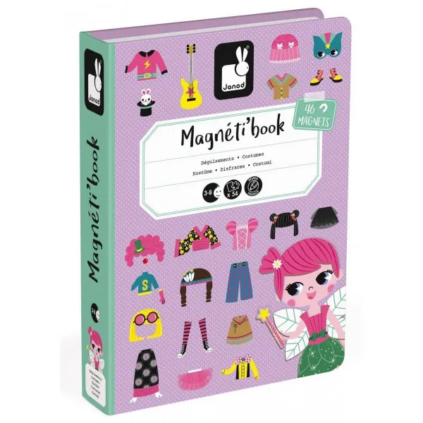 MAGNETNA KNJIGA -KOSTIMI ZA DJEVOJČICE 