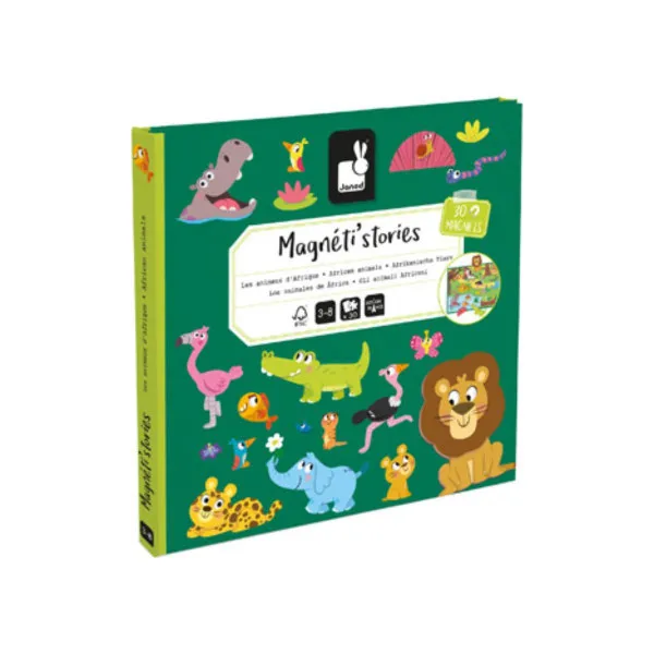 MAGNETNA KNJIGA PRIČE ŽIVOTINJA IZ AFRIKE 