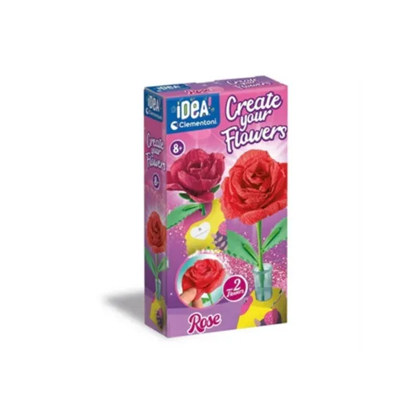 CLEMENTONI KREATIVNI SET NAPRAVI CVIJET-RUŽA 