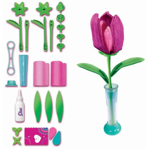 CLEMENTONI KREATIVNI SET NAPRAVI CVIJET-TULIPAN 