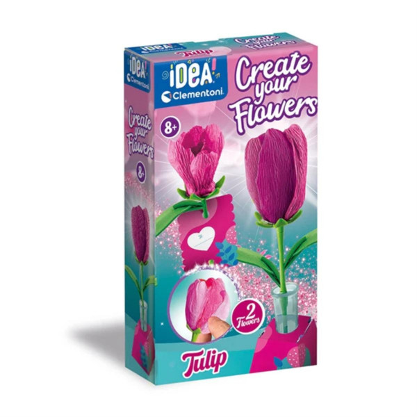 CLEMENTONI KREATIVNI SET NAPRAVI CVIJET-TULIPAN 