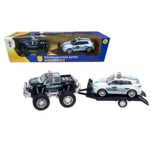 AUTO POLICIJSKI SET DŽIP I AUTOMOBIL FRIKCIONI 918524 