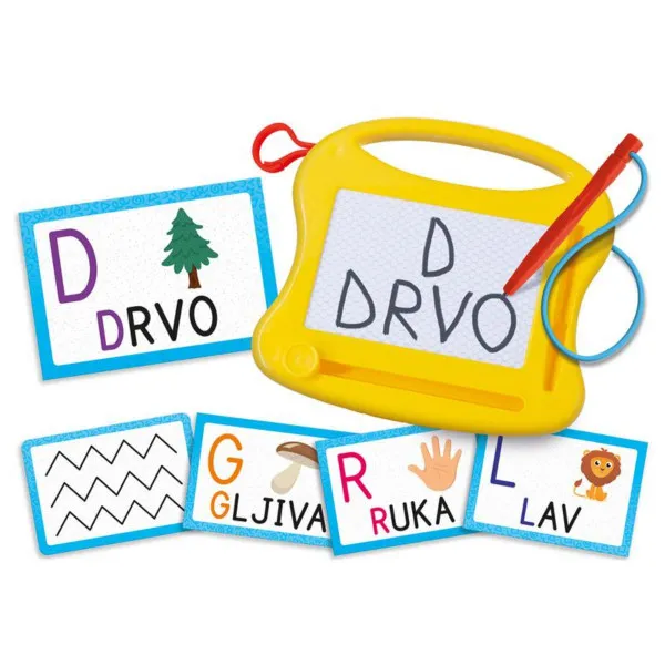 LIS: CAROTINA ZABAVNA ABECEDA PLUS PLOČA PIŠI-BRIŠI 