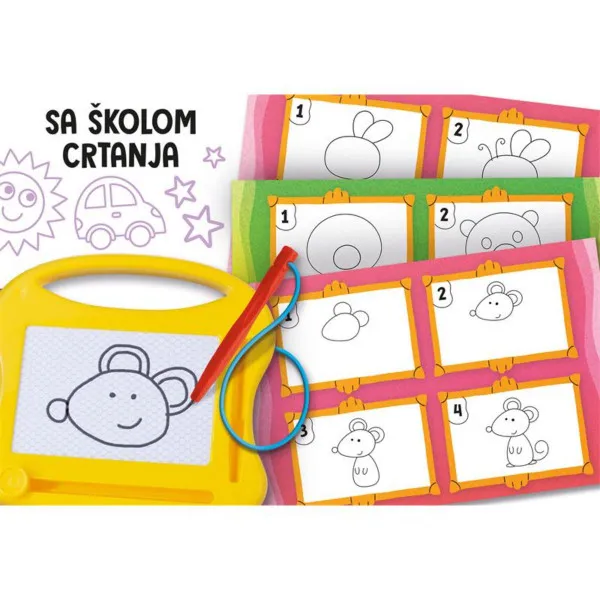 LIS: CAROTINA ZABAVNA ABECEDA PLUS PLOČA PIŠI-BRIŠI 