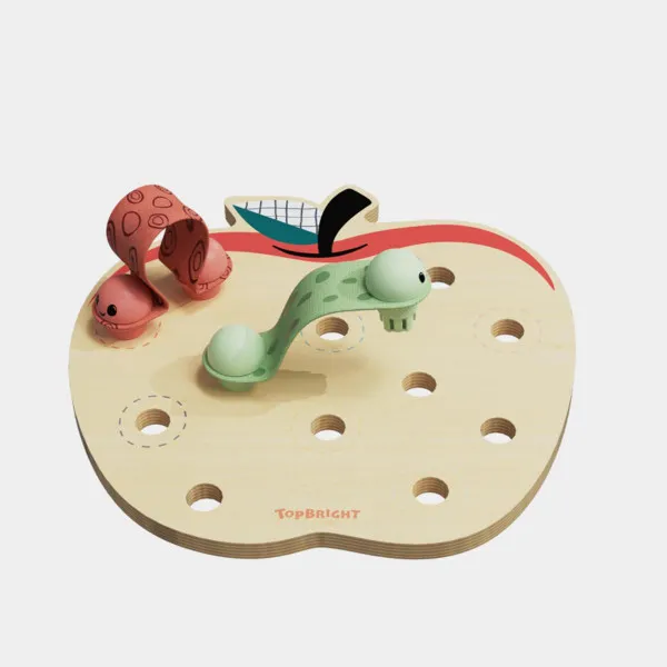 TOPBRIGHT IGRA POVLAČENJA CRVIĆI I JABUKA 