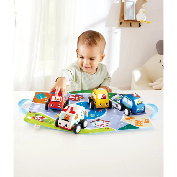 Hape plišani auto na povlačenje H0076 