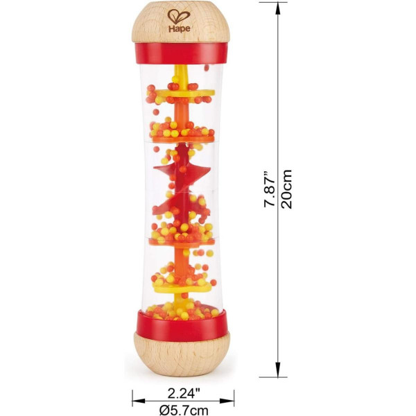 Hape igračka kišne kapi sa perlama crvena H0327 