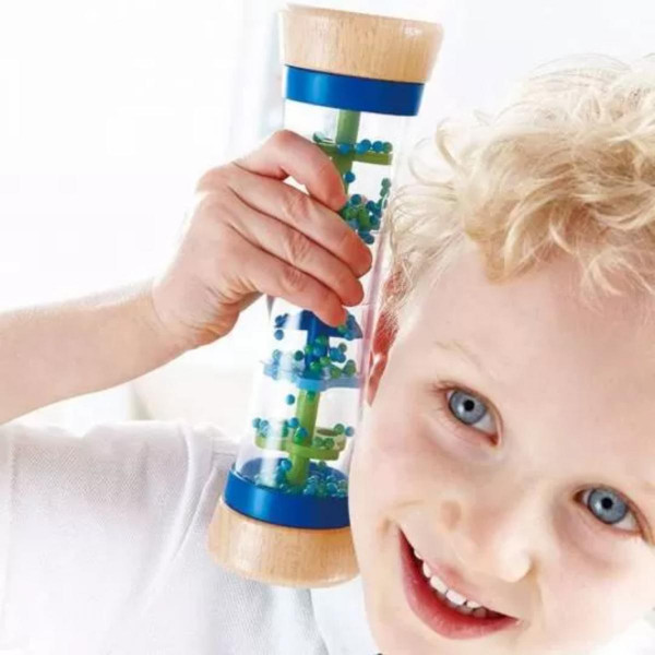 Hape igračka kišne kapi sa perlama-plava H0328 
