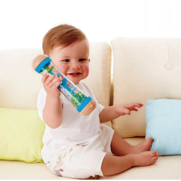 Hape igračka kišne kapi sa perlama-plava H0328 