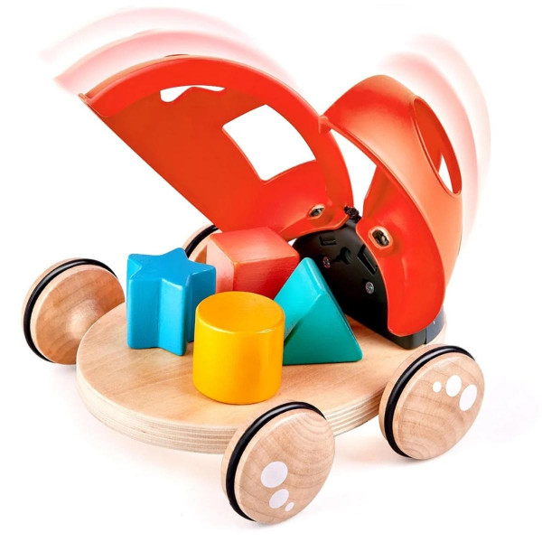 Hape igračka na povlačenje sa oblicima bubamara H0364 