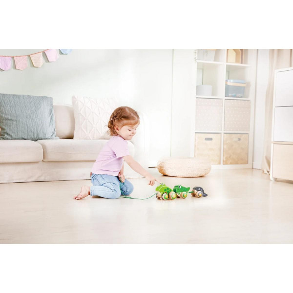 Hape igračka na povlačenje žaba H0365 