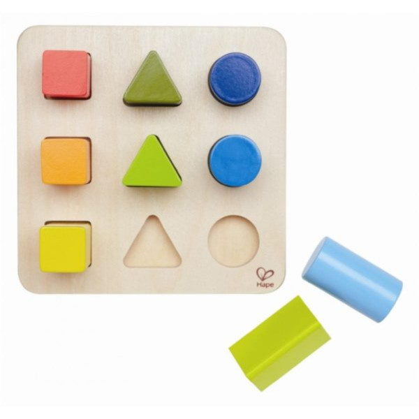 Hape drvene slagalice boje i oblici H0426 