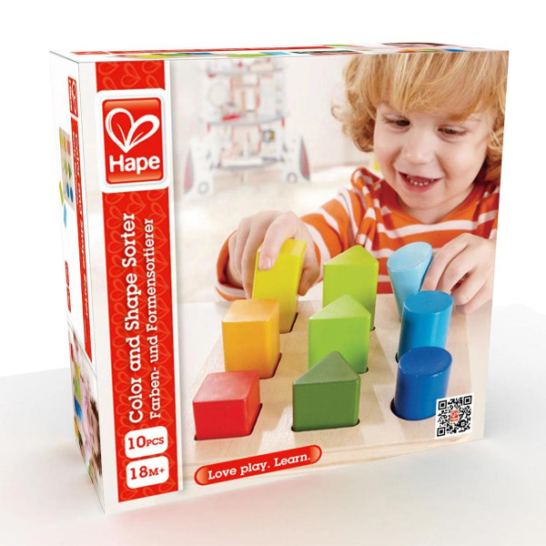 Hape drvene slagalice boje i oblici H0426 