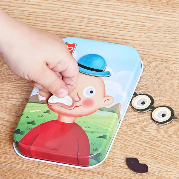 Hape magnetna igra Fuuny Faces H0476 