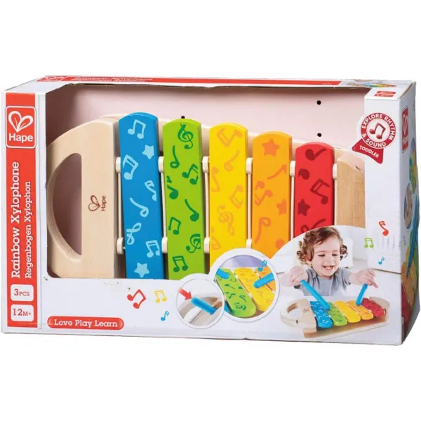 Hape baby ksilofon Rainbow H0606 