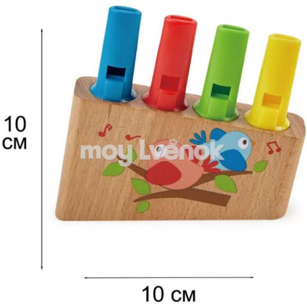 Hape pištaljke Rainbow H1025 
