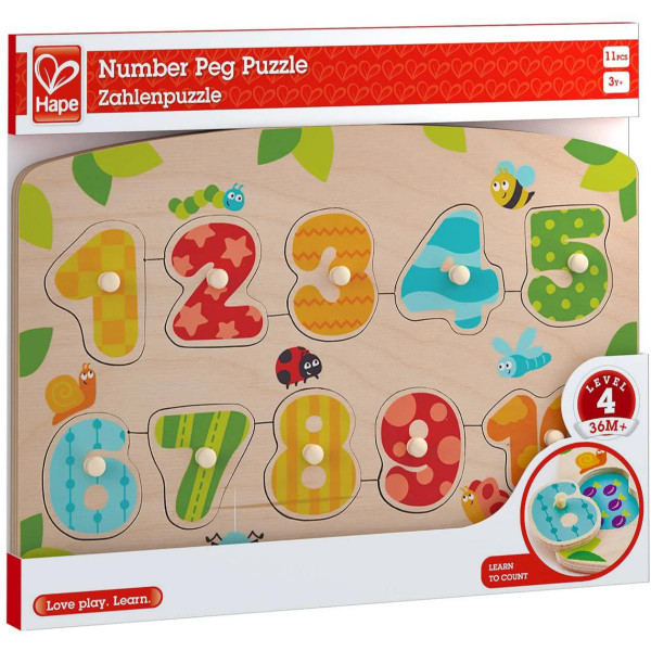 Hape drvena slagalica brojevi H1404 