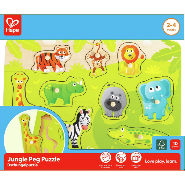 Hape drvena slagalica Jungle H1405 