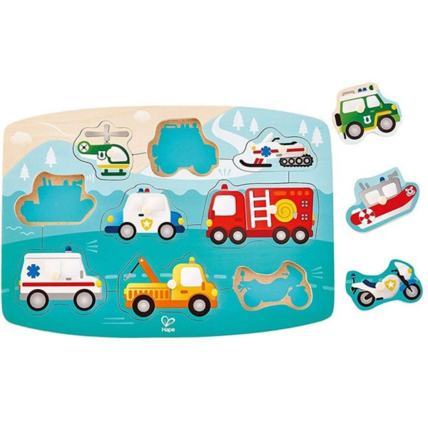 Hape drvena slagalica Emergency H1406 