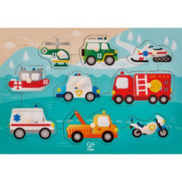 Hape drvena slagalica Emergency H1406 