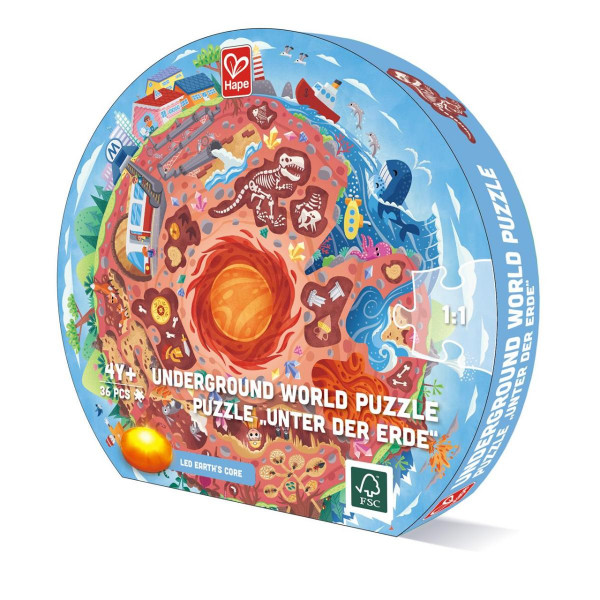 Hape puzzle unutrašnjost Zemlje H1637 