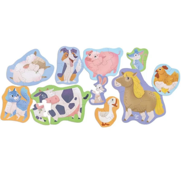 Hape puzzle farma H1648 