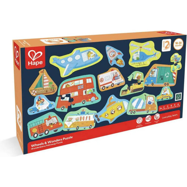 Hape puzzle vozila H1649 