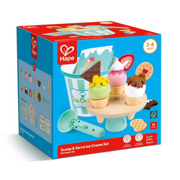 Hape set za serviranje sladoleda H3225 