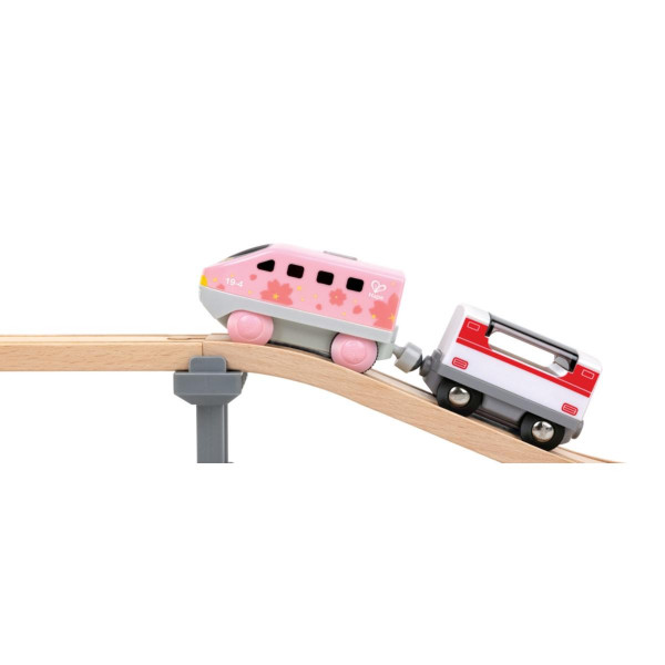 Hape lokomotiva na bateriju-roze H3787 