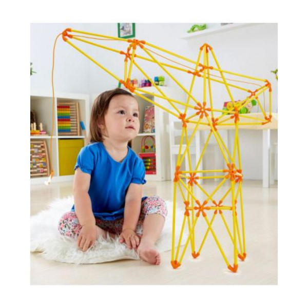 Hape konstruktor od bambus štapića kran H5562 