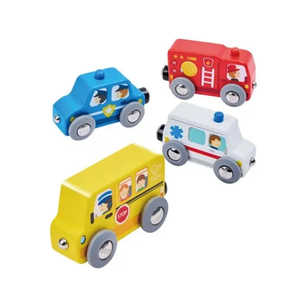 Hape šareni vozni park set za igru H8782 