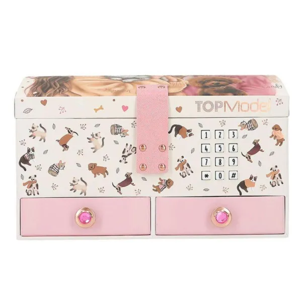 TOP MODEL VELIKA KUTIJA ZA NAKIT S KODOM I ZVUKOM 