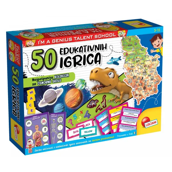 MALI GENIJE SR SET 50 EDUKATIVNIH IGARA 