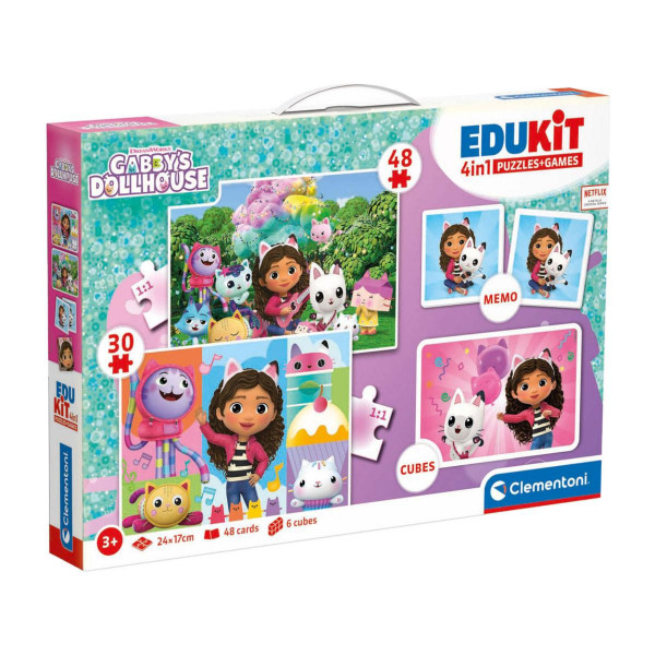 EDUKATIVNI SET 4U1 GABINA KUĆICA ZA LUTKE 