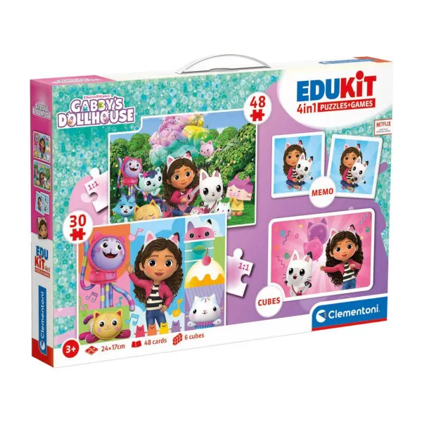 EDUKATIVNI SET 4U1 GABINA KUĆICA ZA LUTKE 