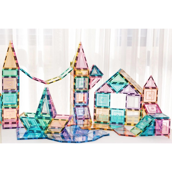MAGNETNE SLAGALICE GRADITELJSKI SET PASTEL 112 DJELOVA 