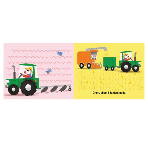 KNJIGA SA TOČKIĆIMA TRAKTOR 