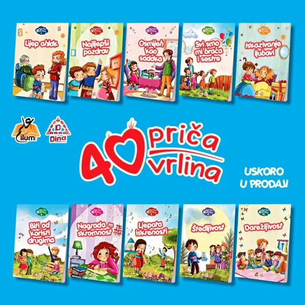 KOMPLET 40 PRIČA VRLINA 1-10 