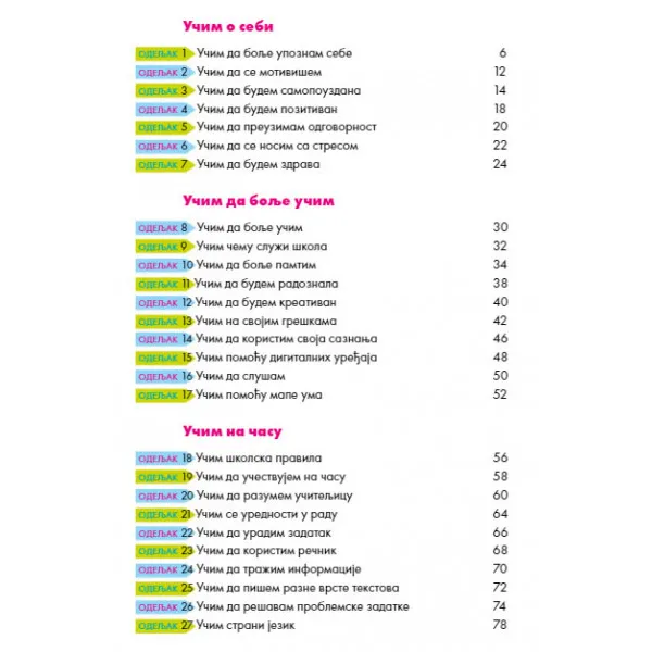 Učim da bolje učim. Za mlađe osnovce 