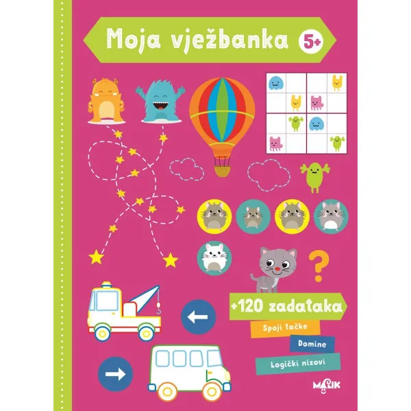 MOJA VJEŽBANKA 5+ ROZA 