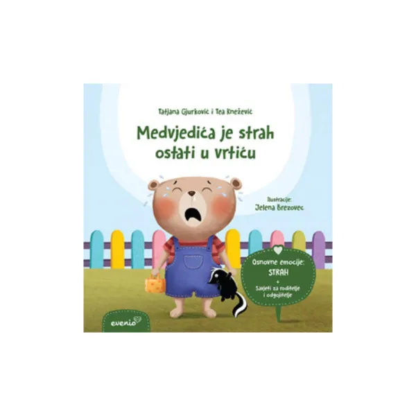 Medvjedića je strah ostati u vrtiću 