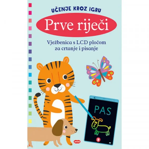 LUS:VJEŽBENICA+LCD PLOČA:PRVE RIJEČI 