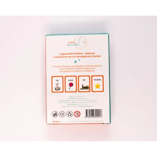 LOGOPEDSKE KARTICE-SLOVO Z-LATINICA 