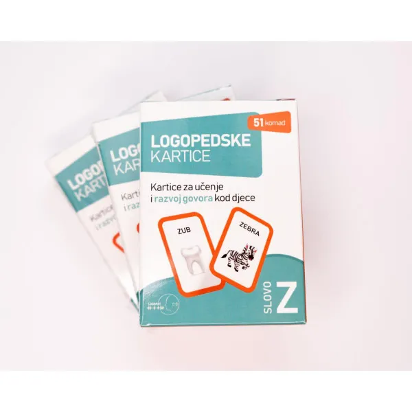 LOGOPEDSKE KARTICE-SLOVO Z-LATINICA 