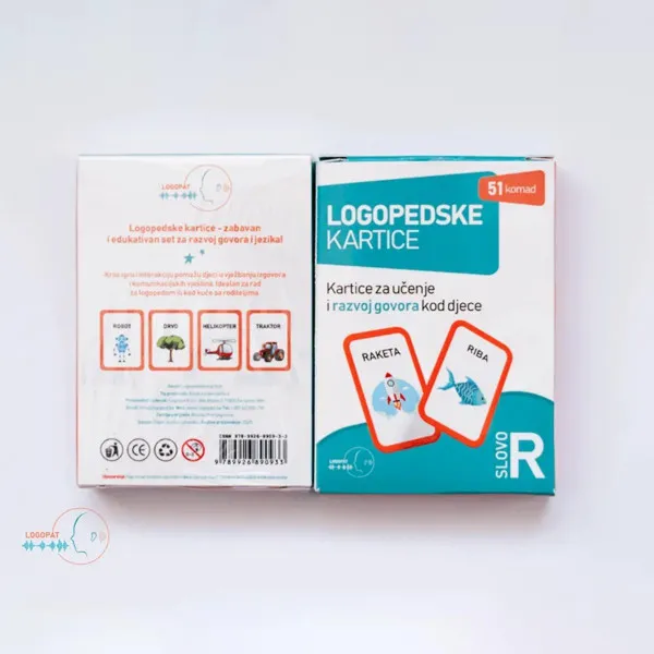 LOGOPEDSKE KARTICE-SLOVO R-LATINICA 