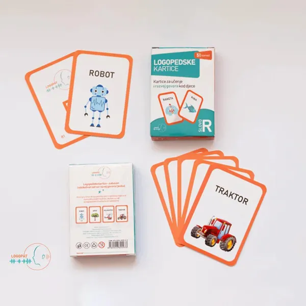 LOGOPEDSKE KARTICE-SLOVO R-LATINICA 