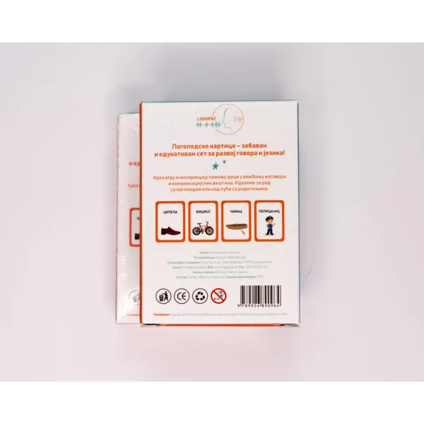 LOGOPEDSKE KARTICE-SLOVO C-ĆIRILICA 